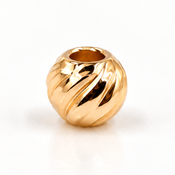Balín diamantado #4 - Oro Laminadk 18K