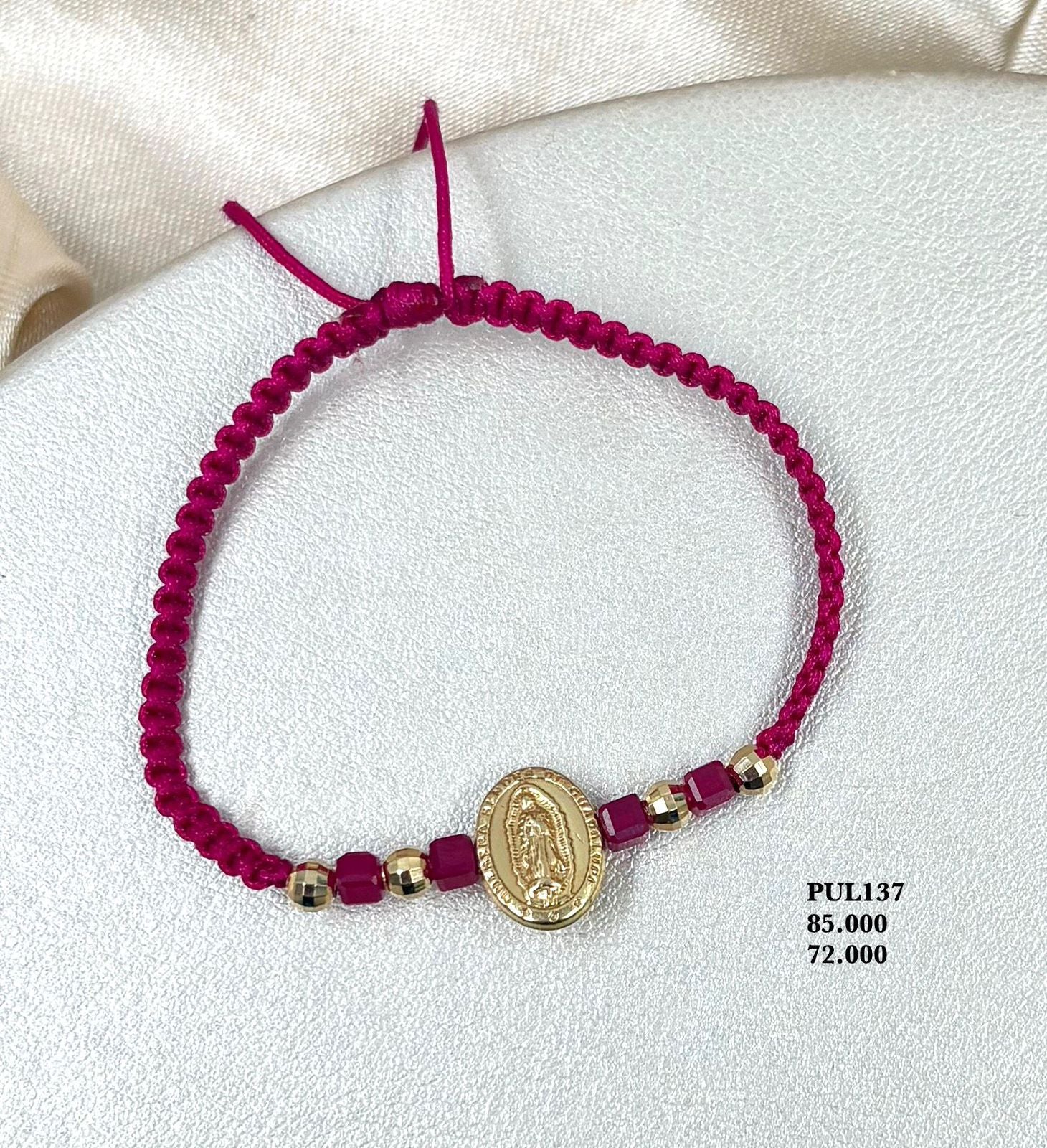 PUL137 Pulsera Virgen Guadalupe