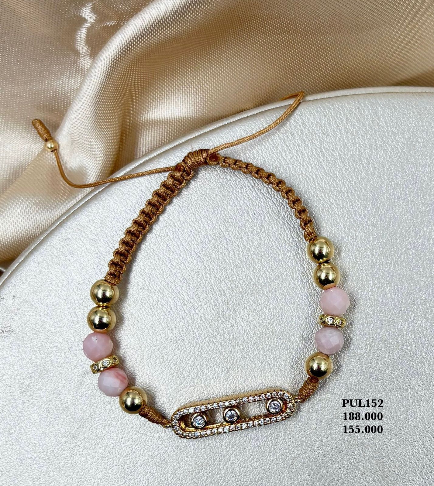 PUL152 Hermoso herraje en oro laminado 18k.