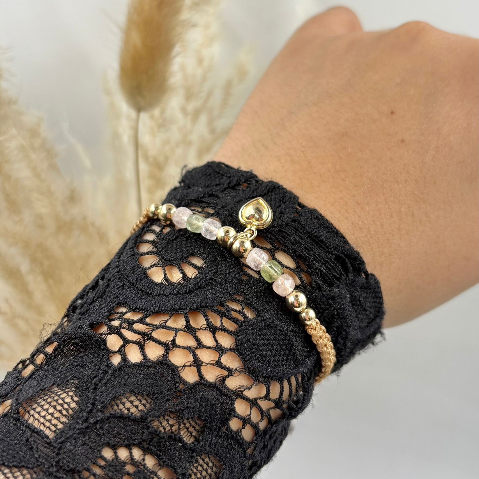 Pul288 Pulsera de corazón ♥️