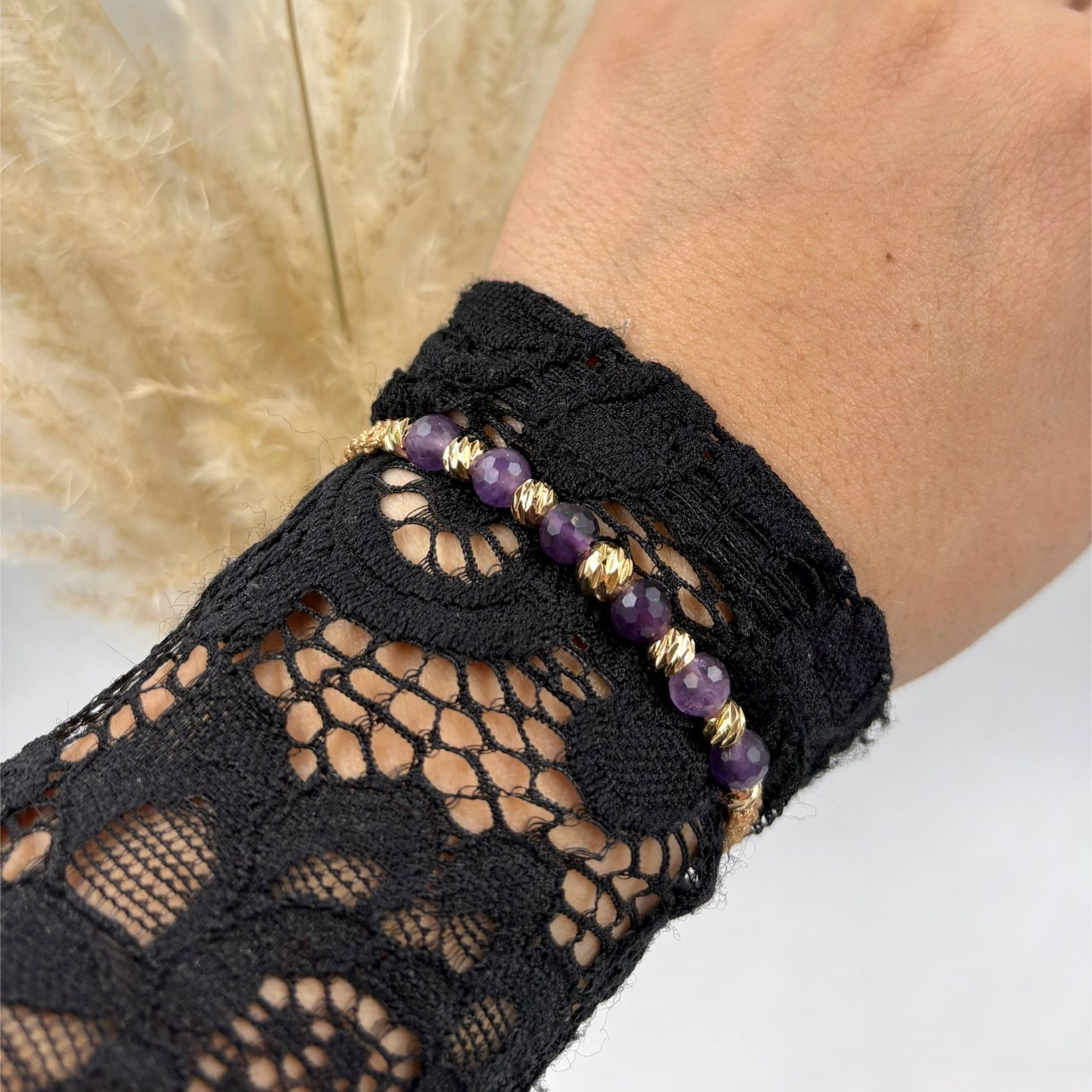 Pul222 Pulsera oro laminado 18k.