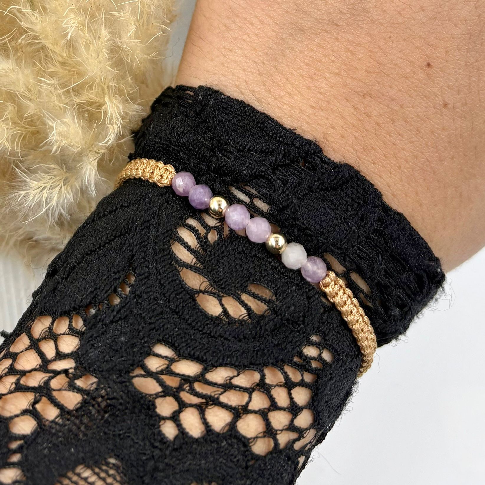 Pul244 Pulsera oro laminado 18k.