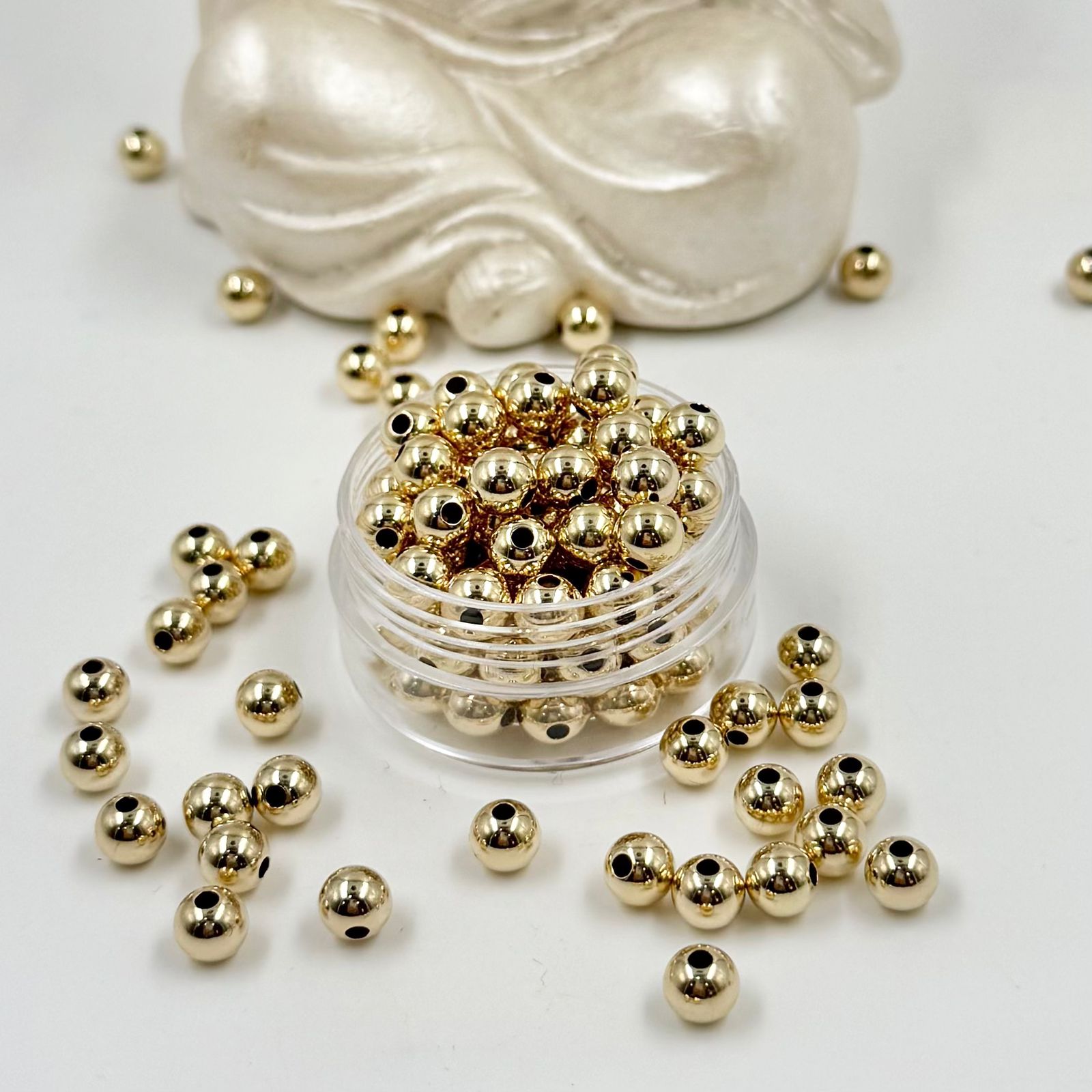 BALIN LISO DORADO #6