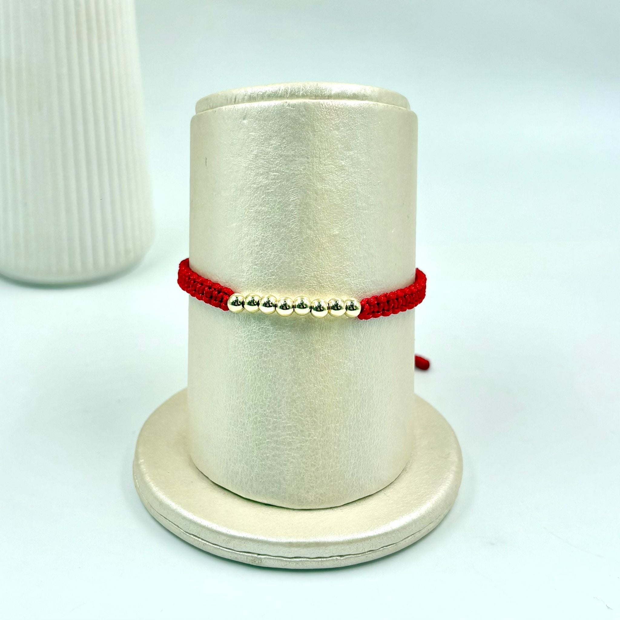 Pul172 Pulsera balinés de oro laminado 18k