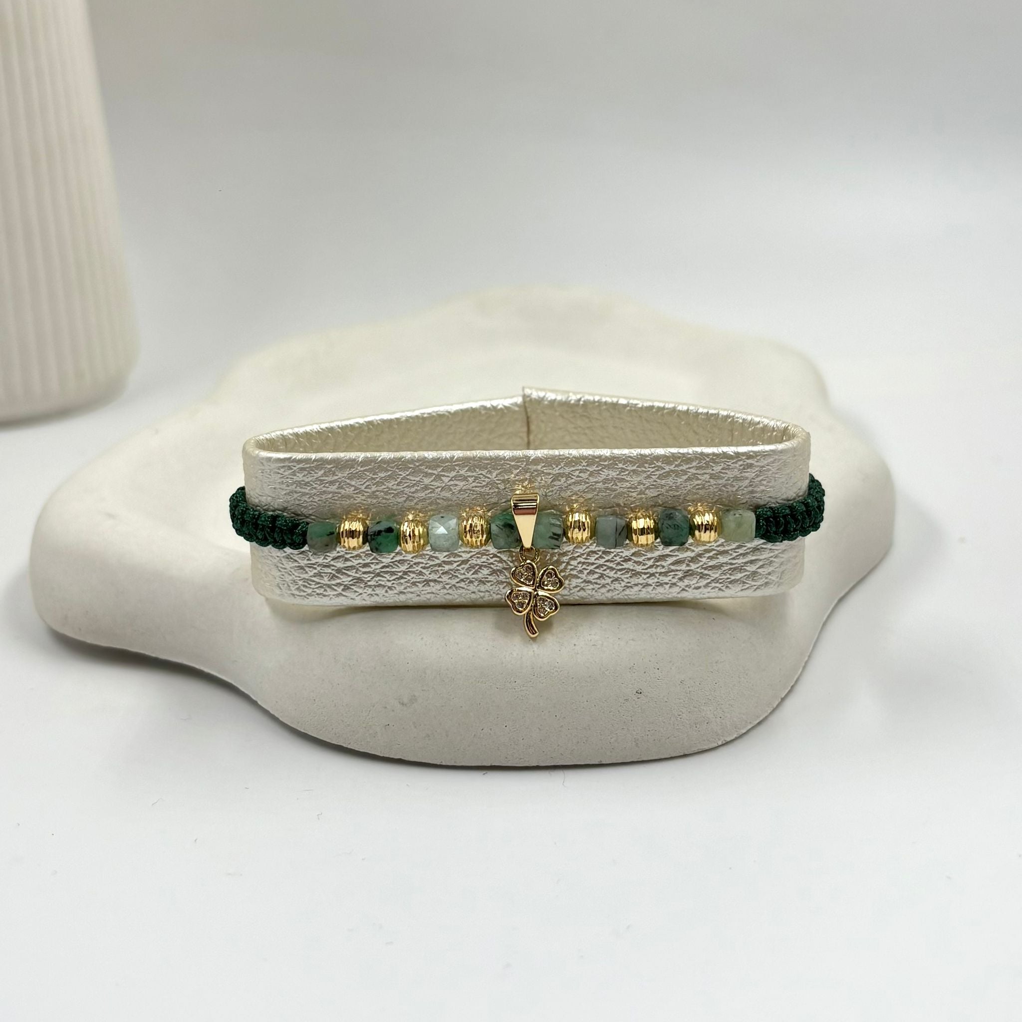 Pul291 Pulsera Trebol ☘️
