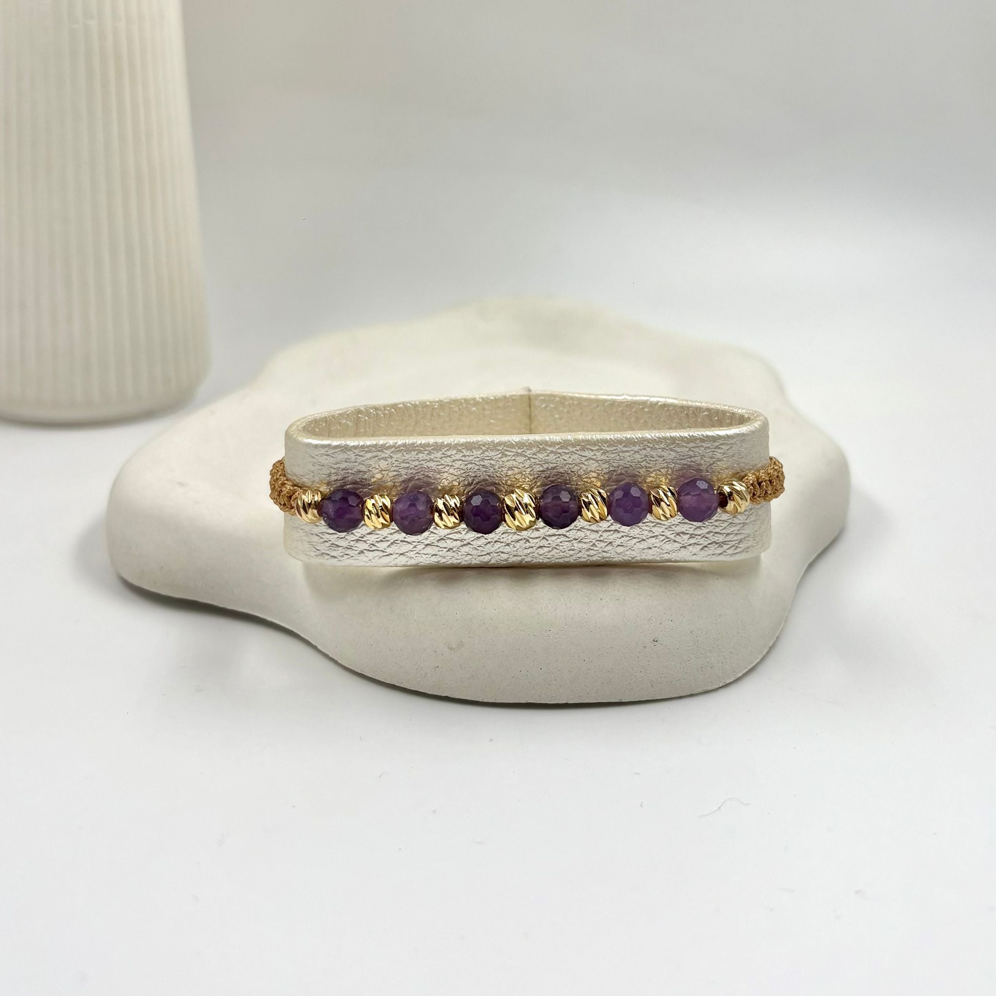 Pul222 Pulsera oro laminado 18k.