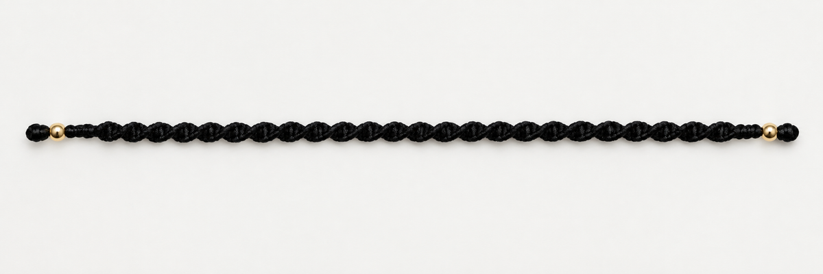 Pulsera Macramé ADN - Oro Laminado